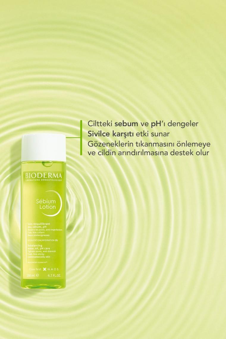 Sebium Lotion Gözenek Sıkılaştırıcı, Siyah Nokta Karşıtı Arındırıcı Salisilik Asit Tonik 200 ml