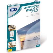 Mas A5 Boyut Laminasyon Kaplama Filmi 125 micron 100'LÜ PAKET