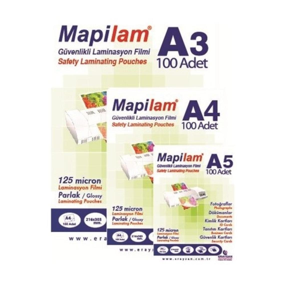 Mapilam 125 Mic A5 Parlak Laminasyon Filmi (1021205)