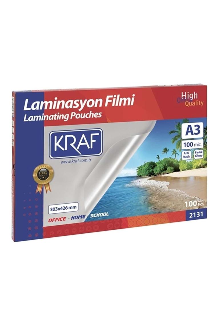 Laminasyon Filmi Parlak A3 100 Micron 100'lü