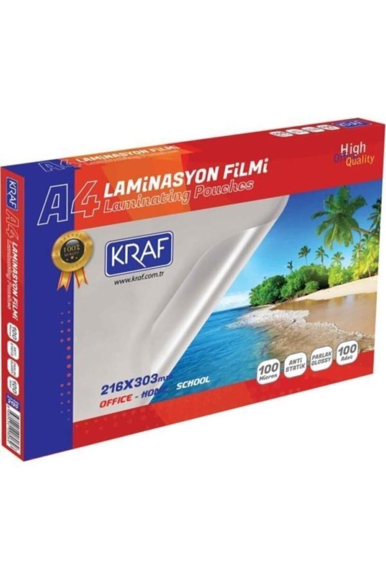 Laminasyon Filmi Parlak A4 100 Micron 100'lü