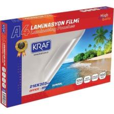 Laminasyon Filmi Parlak A4 100 Micron 100'lü
