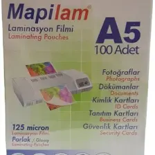 A5 125 Mic Laminasyon Kaplama