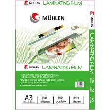 Mühlen A3 Laminasyon Filmi 100 Micron 1 Paket  100 Adet