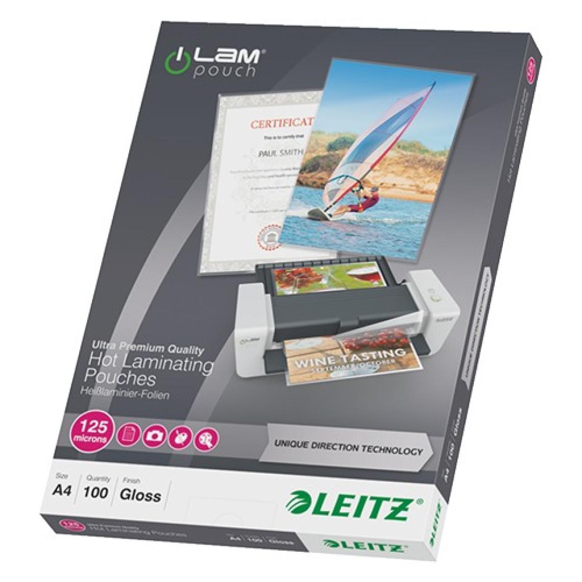 Leitz Laminasyon Filmi A4 125Mic 100 Lü L-7481