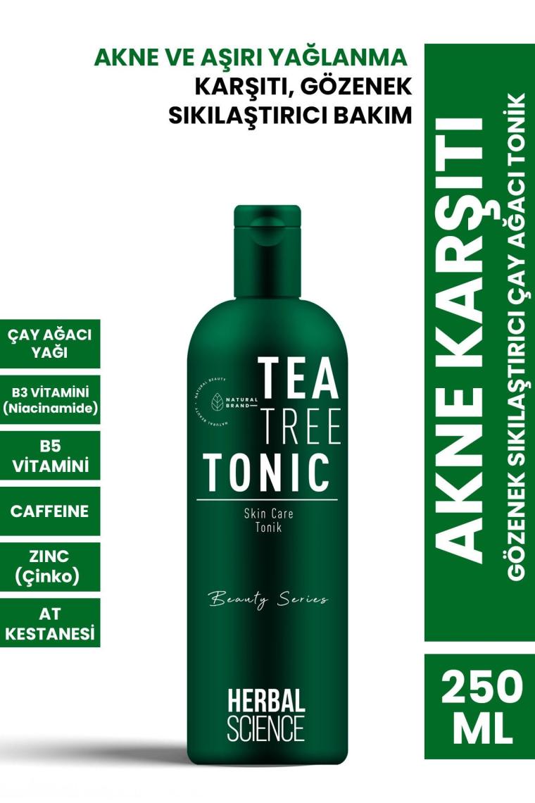 Herbal Science Akne Karşıtı Gözenek Sıkılaştırıcı Çay Ağacı Tonik 250 ml