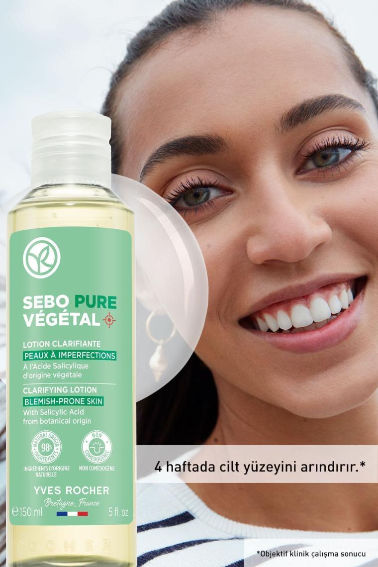Akne Eğilimli Cilt-gözenek Sıkılaştırıcı Sebo Pure Vegetal Tonik-bitkisel Salisilik Asit&sitrik Asit