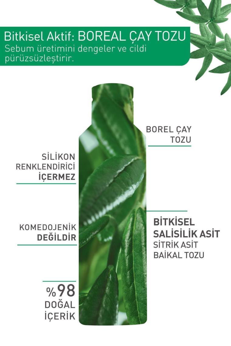 Akne Eğilimli Cilt-gözenek Sıkılaştırıcı Sebo Pure Vegetal Tonik-bitkisel Salisilik Asit&sitrik Asit