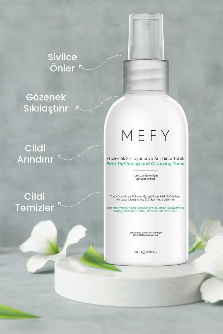 Gözenek Sıkılaştırıcı Ve Arındırıcı Tonik Çay Ağacı, Portakal Çiçeği, B12 Vitamin 100 ml