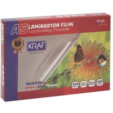 Laminasyon Filmi Parlak A5 125 Micron 100'lü
