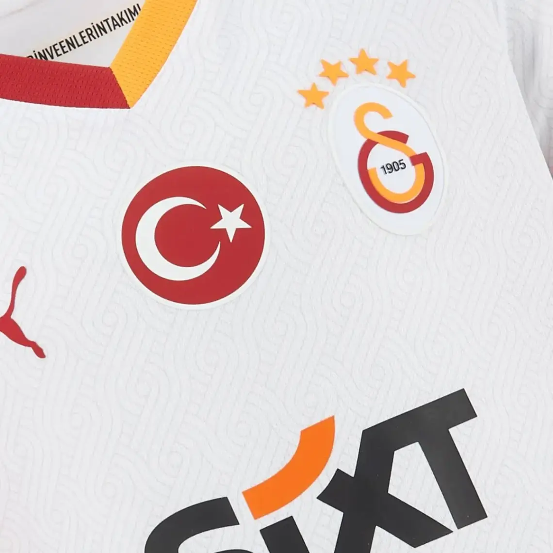 Puma GSK Away Jersey Replica J Beyaz Unisex Çocuk Forma