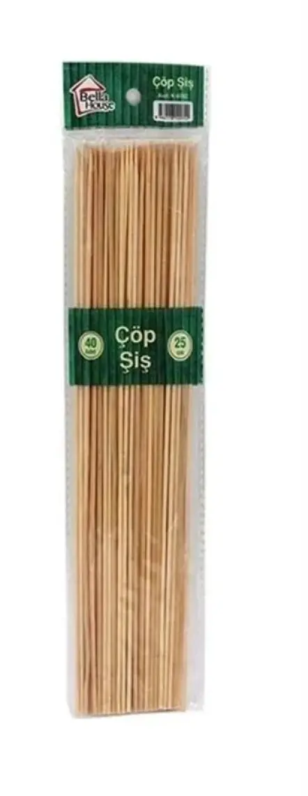 Bella House Çöp Şiş 25 cm - 40 Adet