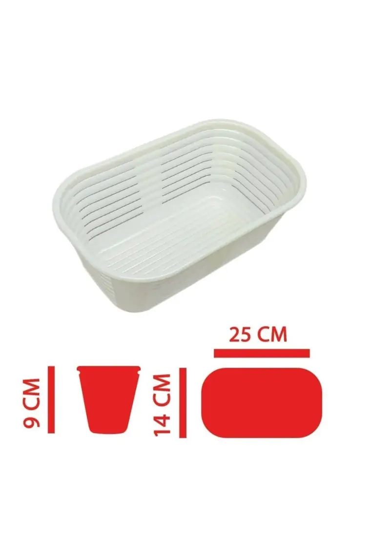 Mutfak Kitap Hamur Mayalama Sepeti Oval 25X14X9