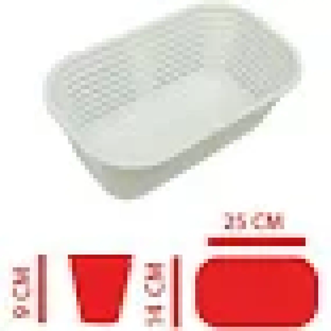 Mutfak Kitap Hamur Mayalama Sepeti Oval 25X14X9