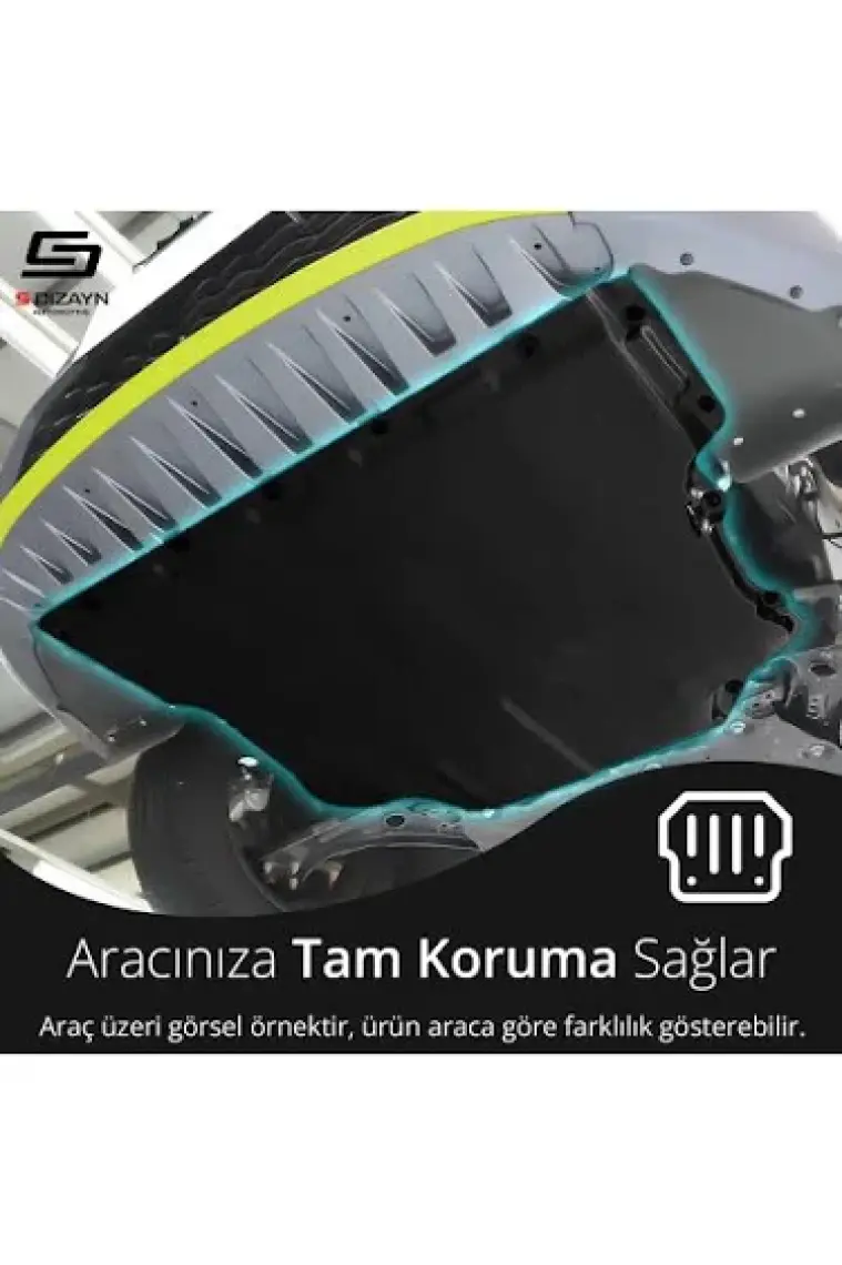 S-Dizayn Peugeot 301 Çelik Karter Muhafaza Koruma 2012 Üzeri