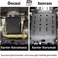 S-Dizayn Peugeot 301 Çelik Karter Muhafaza Koruma 2012 Üzeri