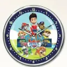 Dekor Loft Dekor Loft Premium Gece Parlayan Paw Patrol Çocuk Odası Duvar Saati