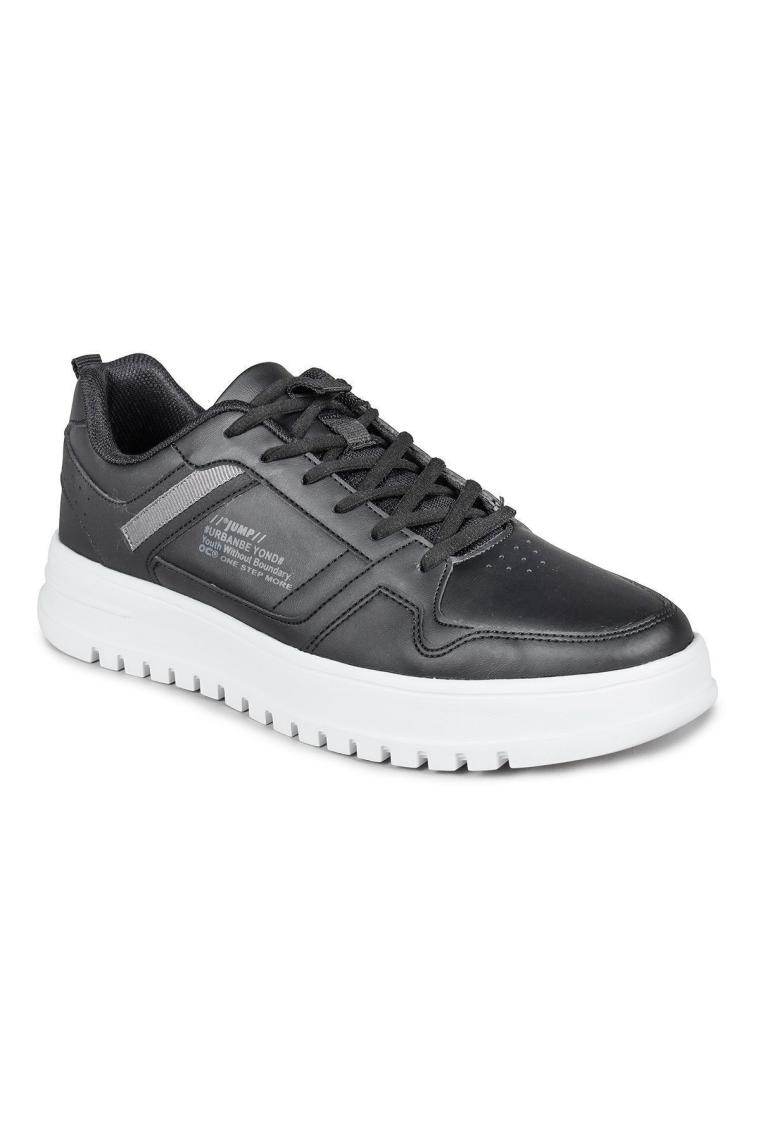 Jump 27431 Siyah Erkek Sneaker Günlük Spor Ayakkabı