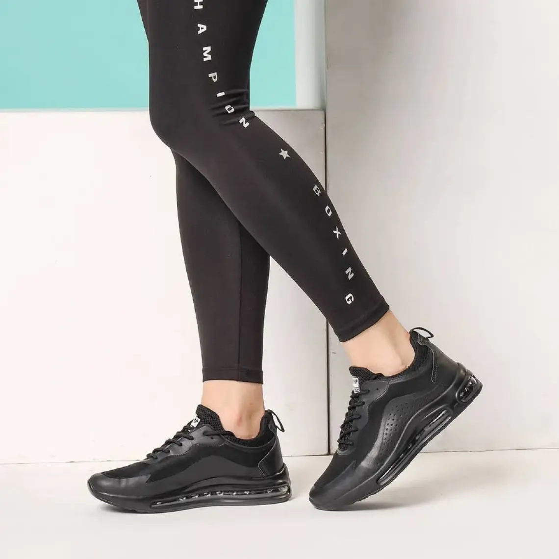 Jump 26275 Siyah Kadın Sneaker Günlük Spor Ayakkabı