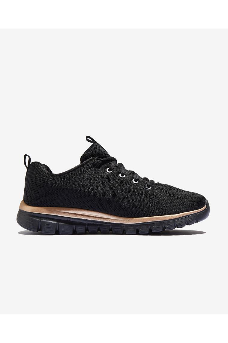 Skechers GRACEFUL-GET CONNECTED Kadın Siyah Spor Ayakkabı - 12615 BKRG