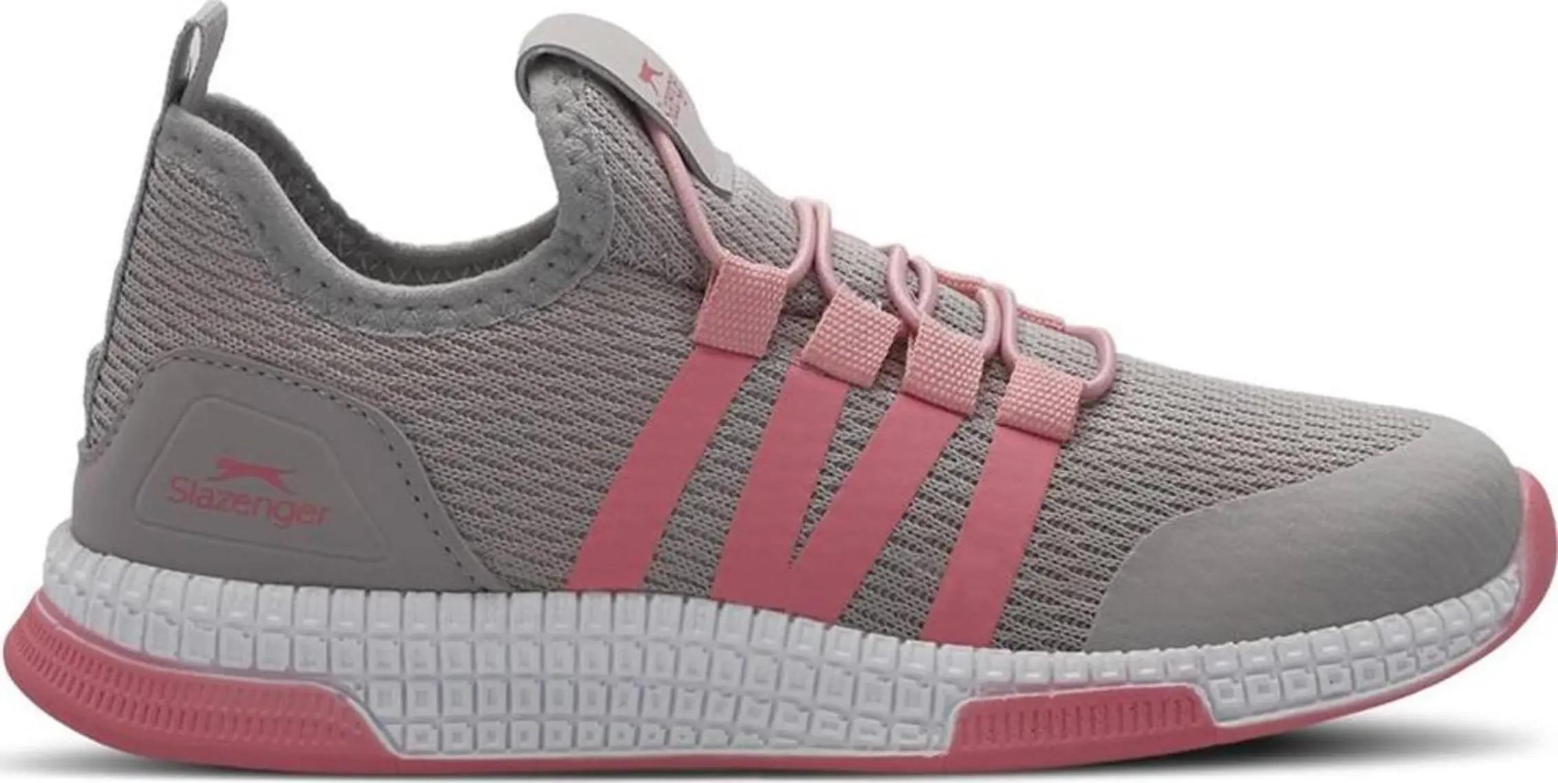 Slazenger EBBA I Kız Çocuk Sneaker Koşu & Yürüyüş Ayakkabısı Gri / Pembe