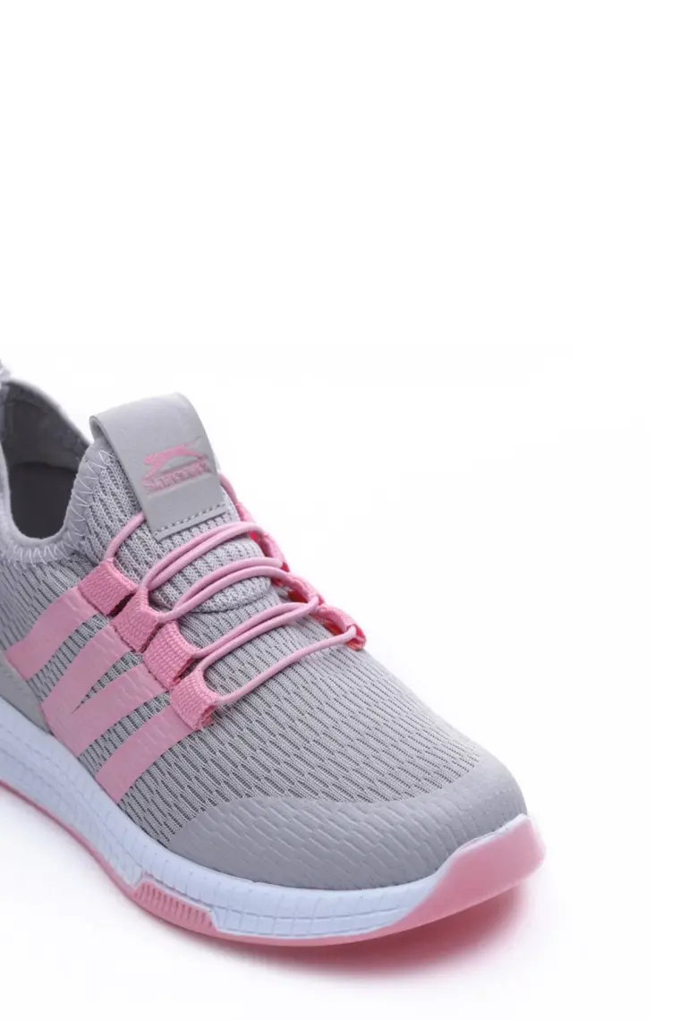 Slazenger EBBA I Kız Çocuk Sneaker Koşu & Yürüyüş Ayakkabısı Gri / Pembe