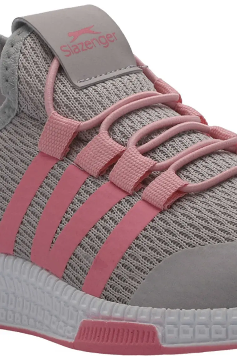 Slazenger EBBA I Kız Çocuk Sneaker Koşu & Yürüyüş Ayakkabısı Gri / Pembe