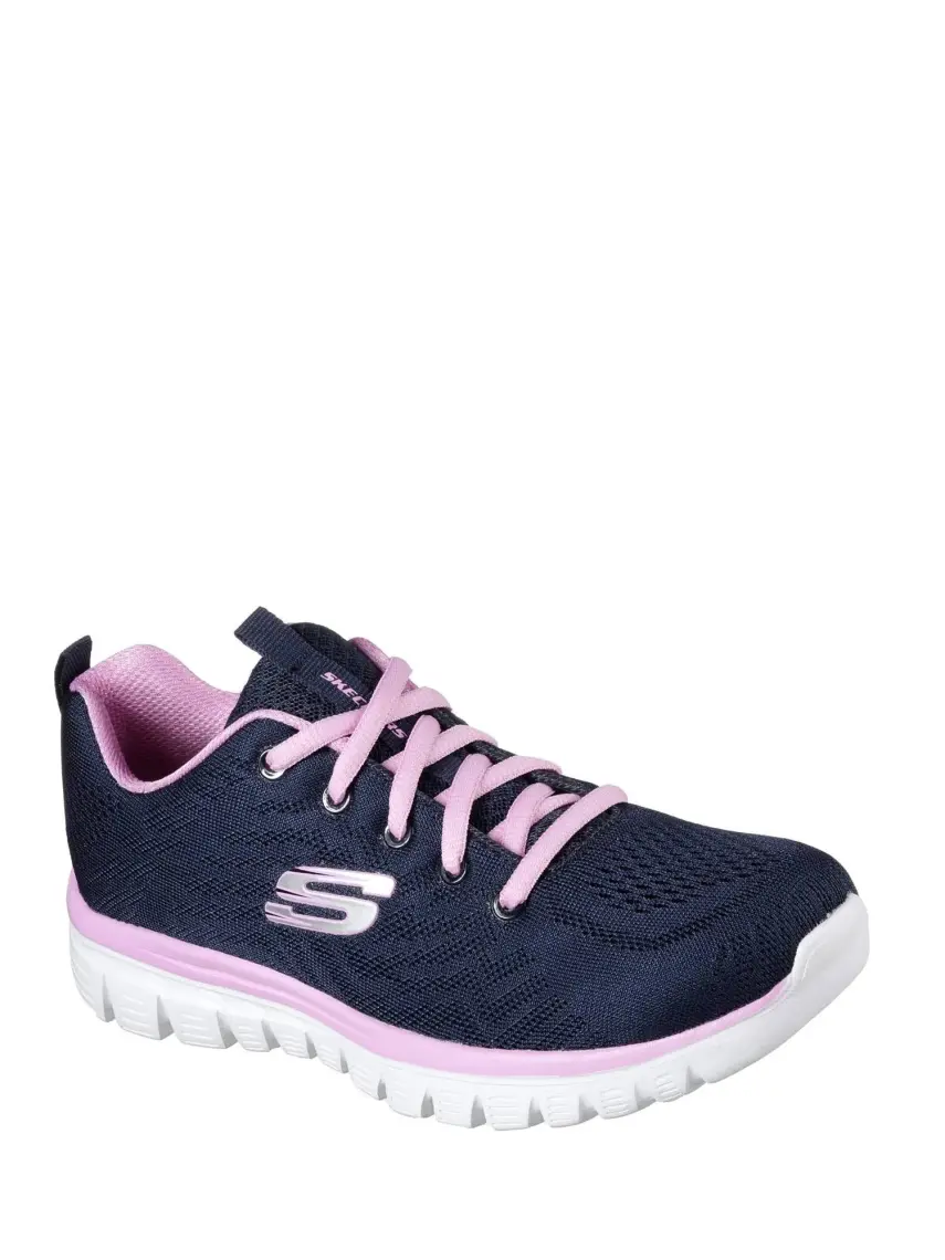 Skechers GRACEFUL-GET CONNECTED Kadın Siyah Spor Ayakkabı - 12615 BKRG