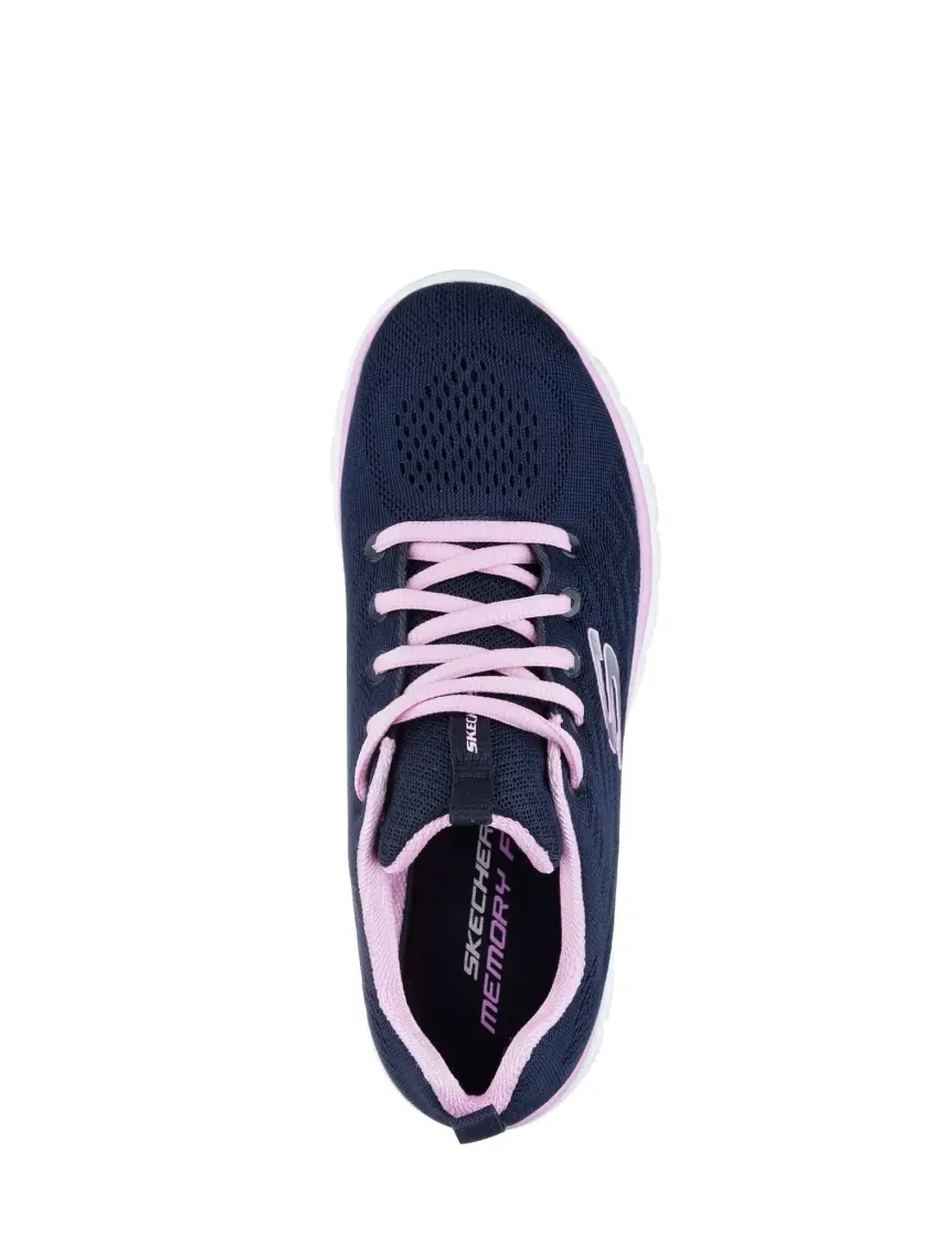 Skechers GRACEFUL-GET CONNECTED Kadın Siyah Spor Ayakkabı - 12615 BKRG
