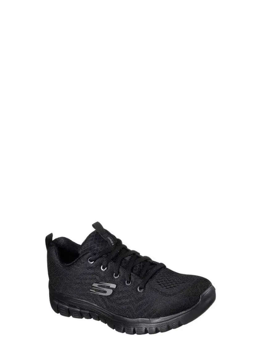 Skechers GRACEFUL-GET CONNECTED Kadın Siyah Spor Ayakkabı - 12615 BKRG