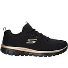 Skechers GRACEFUL-GET CONNECTED Kadın Siyah Spor Ayakkabı - 12615 BKRG