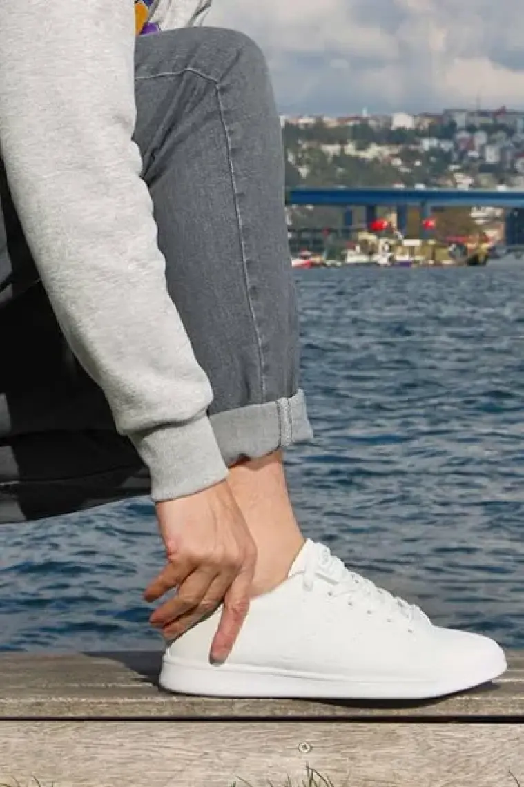 Jump 15307 Beyaz Erkek Sneaker Günlük Spor Ayakkabı