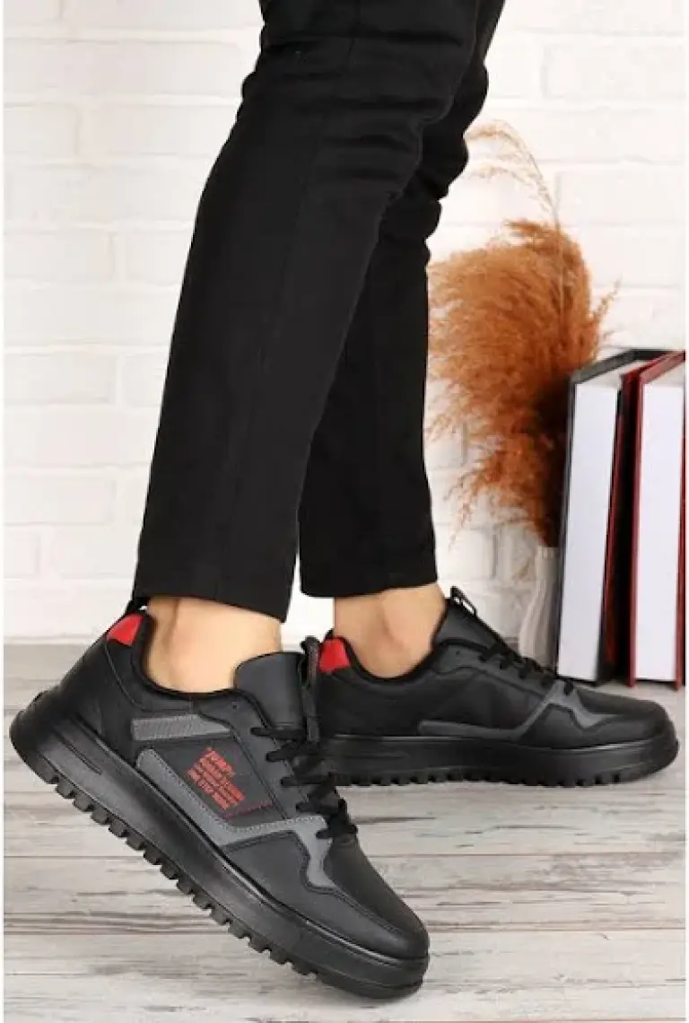 Jump 27431 Siyah Erkek Sneaker Günlük Spor Ayakkabı