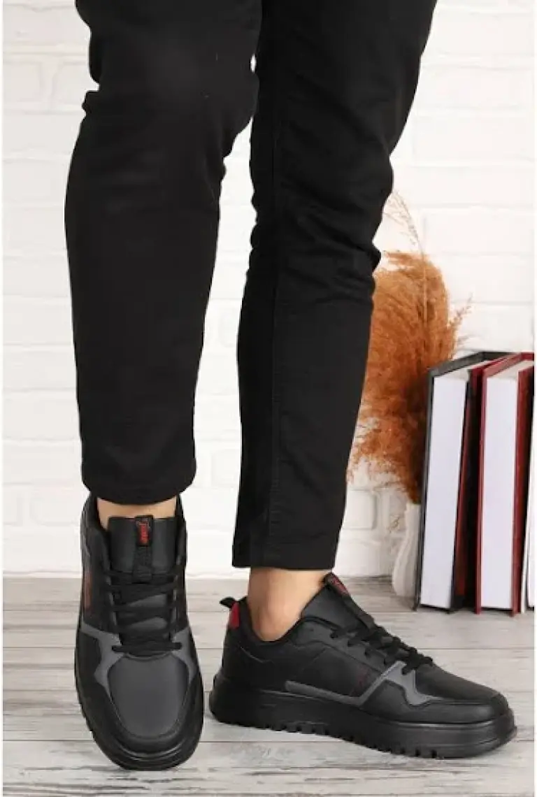 Jump 27431 Siyah Erkek Sneaker Günlük Spor Ayakkabı