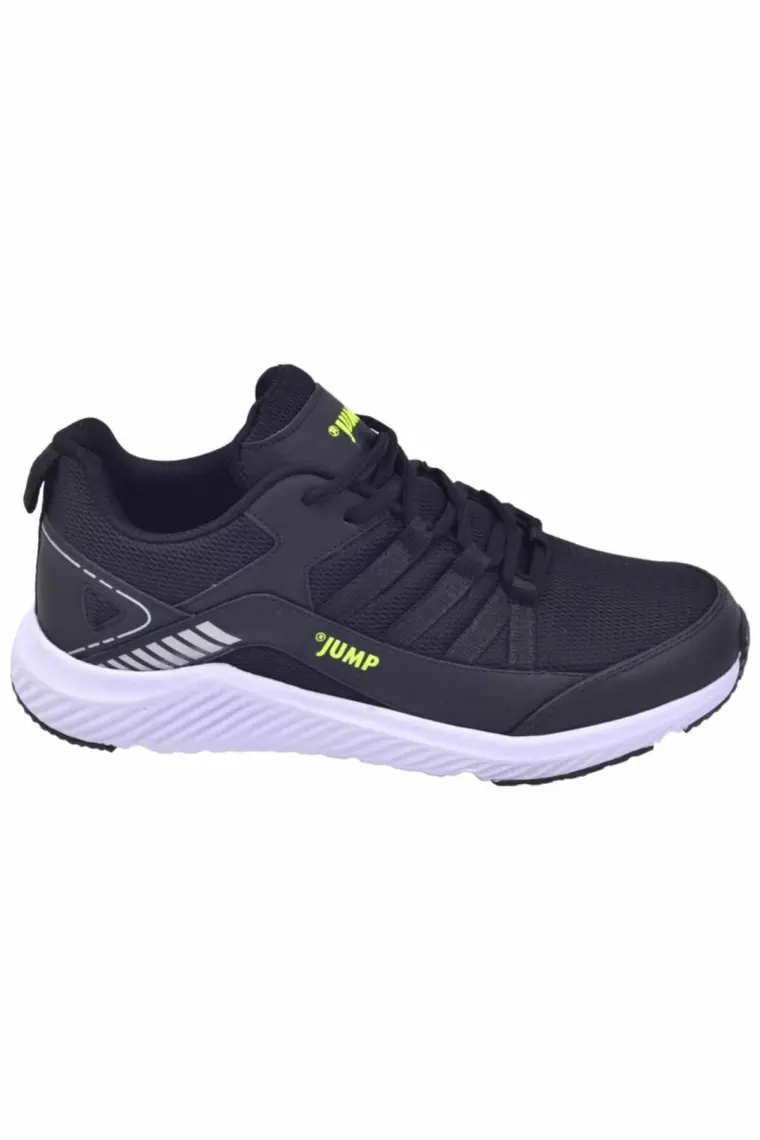 Jump 24865 Siyah - Neon Yeşil Erkek Sneaker Günlük Spor Ayakkabı