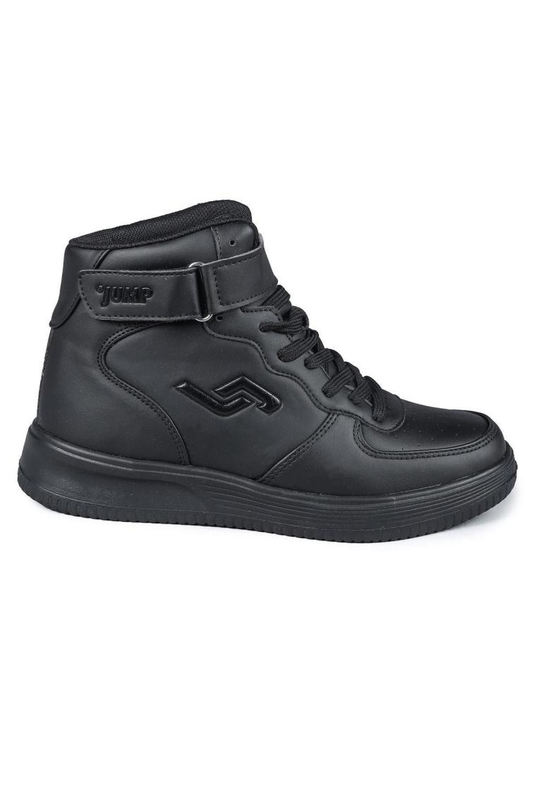 Jump 16308 Yüksek Bilekli Siyah Kadın Sneaker Günlük Spor Ayakkabı