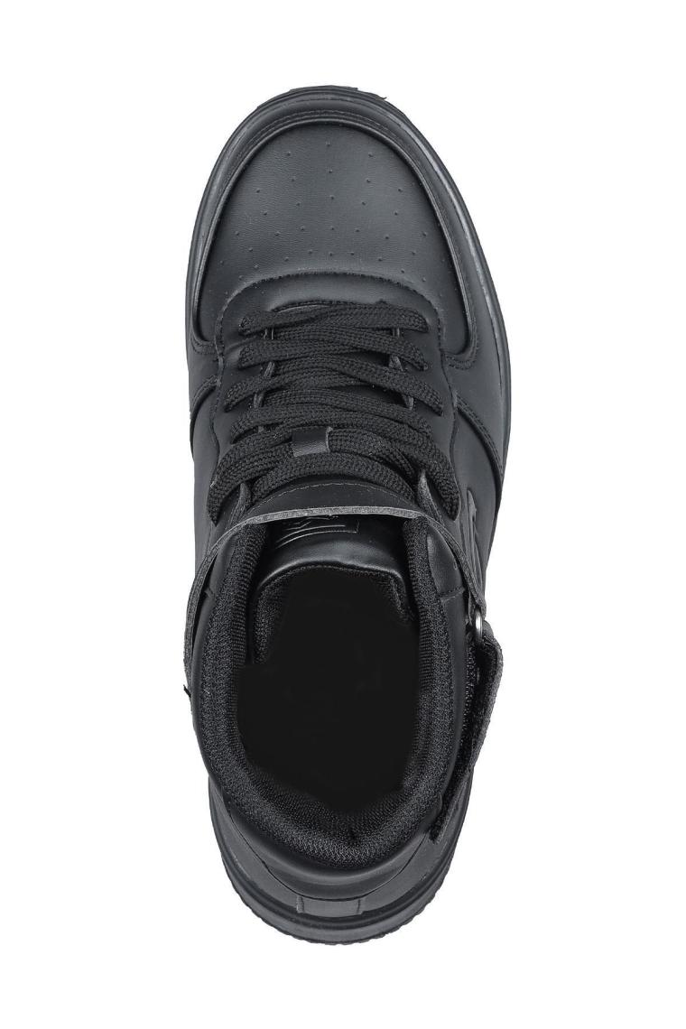 Jump 16308 Yüksek Bilekli Siyah Kadın Sneaker Günlük Spor Ayakkabı