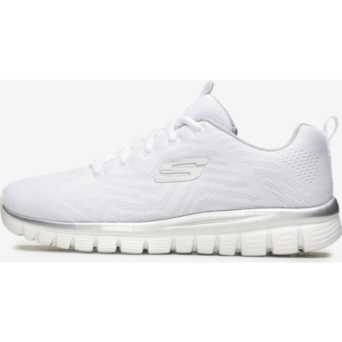 Skechers GRACEFUL-GET CONNECTED Kadın Beyaz Spor Ayakkabı - 12615 WSL