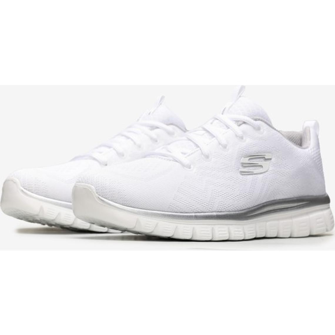 Skechers GRACEFUL-GET CONNECTED Kadın Beyaz Spor Ayakkabı - 12615 WSL