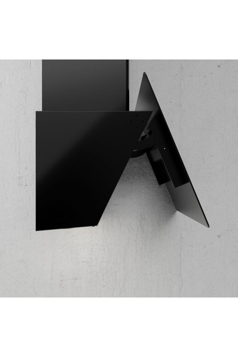 D8 90 Cm Siyah Cam Ankastre Sessiz Davlumbaz