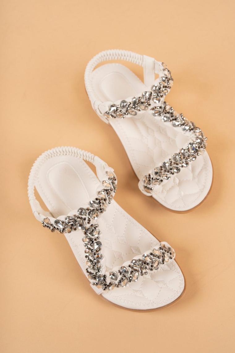 Isabel Anatomik Ortopedik Fashion Taşlı Günlük Çocuk Sandalet