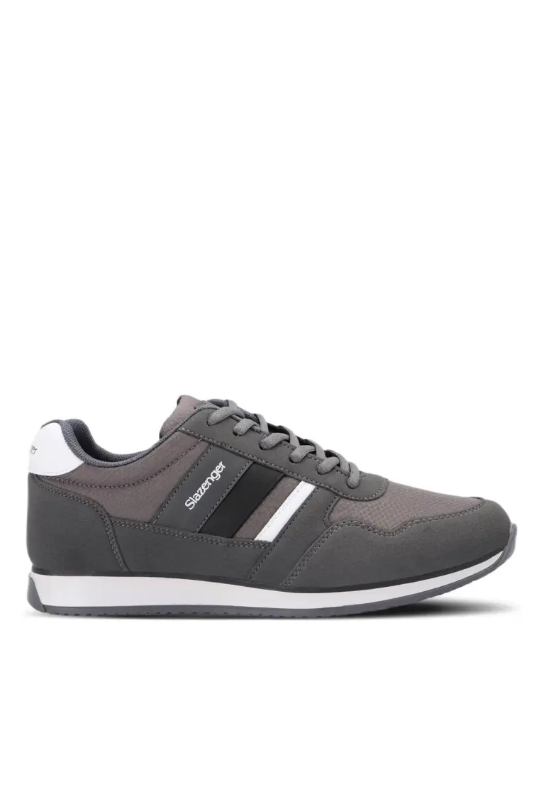 Slazenger ORIGIN I Erkek Sneaker Koşu & Yürüyüş Ayakkabısı Koyu Gri / Beyaz