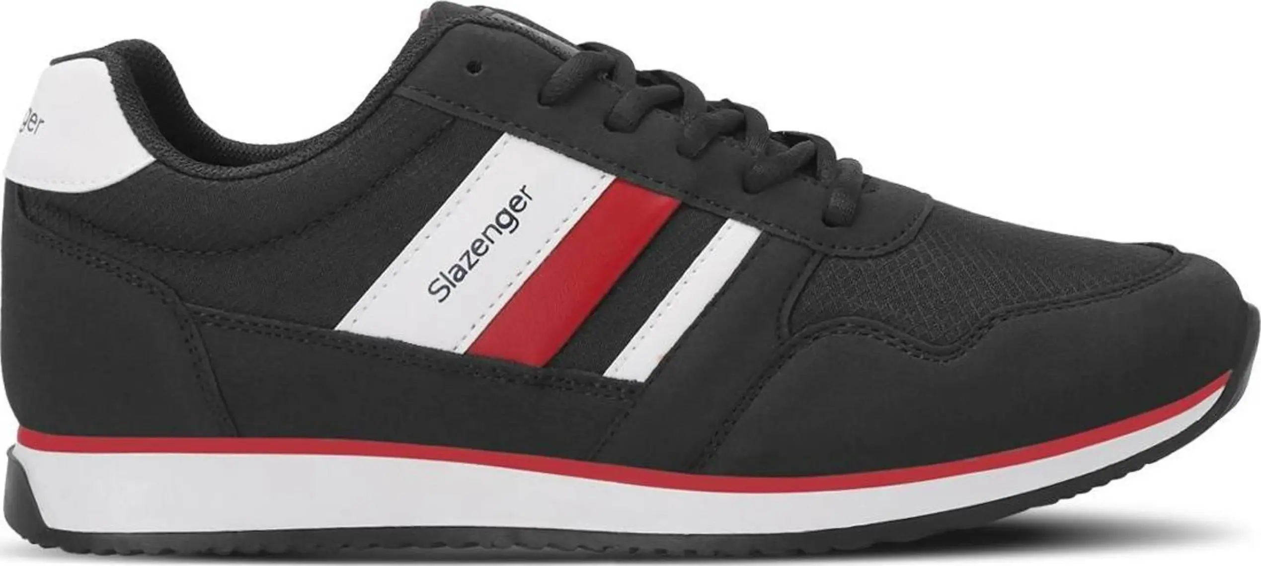Slazenger ORIGIN I Erkek Sneaker Koşu & Yürüyüş Ayakkabısı Siyah / Kırmızı