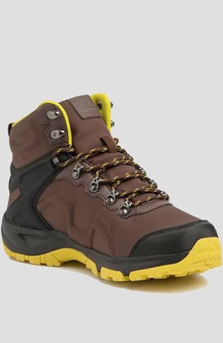 Kappa Sport Streeto Mderkek Kahverengi-Sarı Sneaker