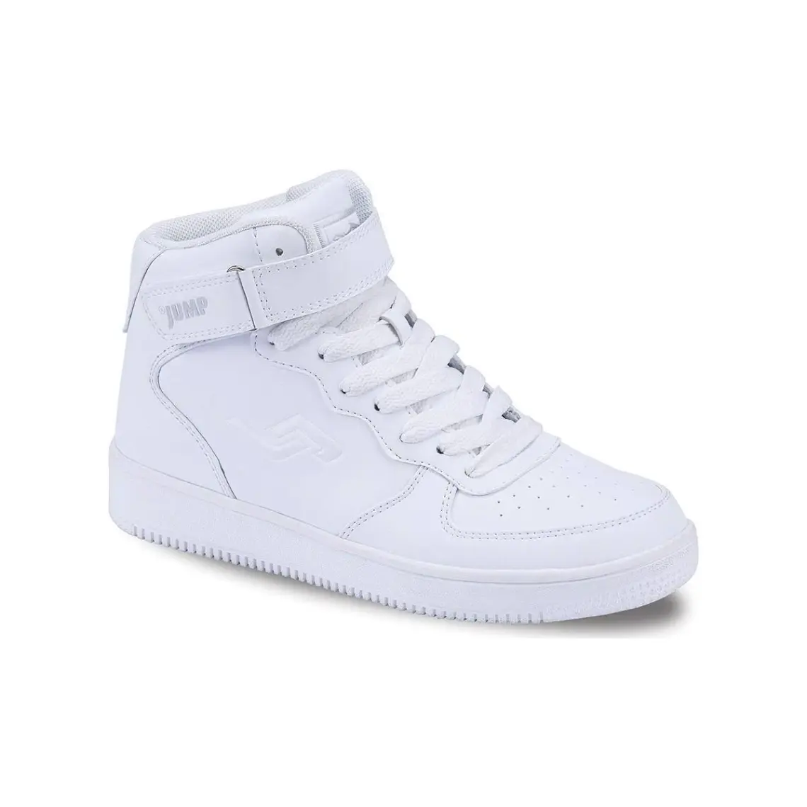 Jump 16308 Yüksek Bilekli Beyaz Kadın Sneaker Günlük Spor Ayakkabı