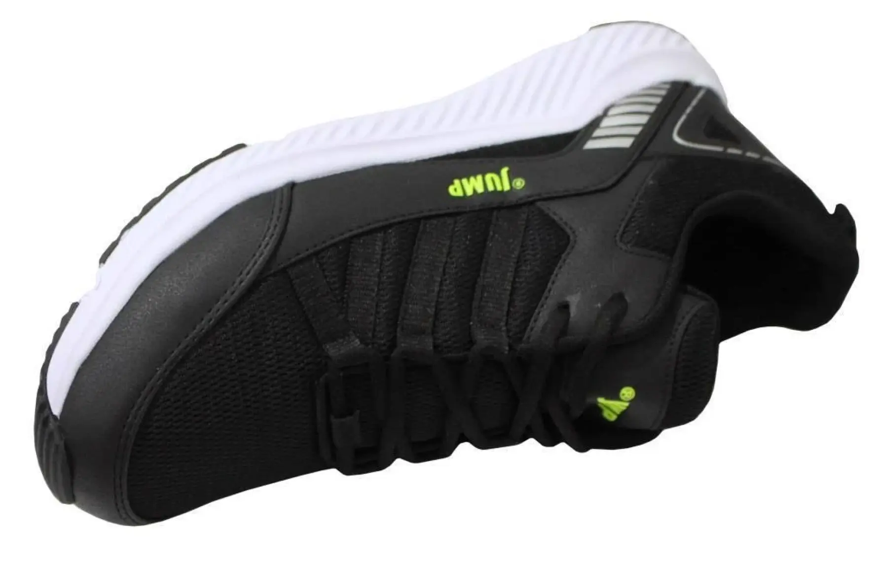 Jump 24865 Siyah - Neon Yeşil Erkek Sneaker Günlük Spor Ayakkabı