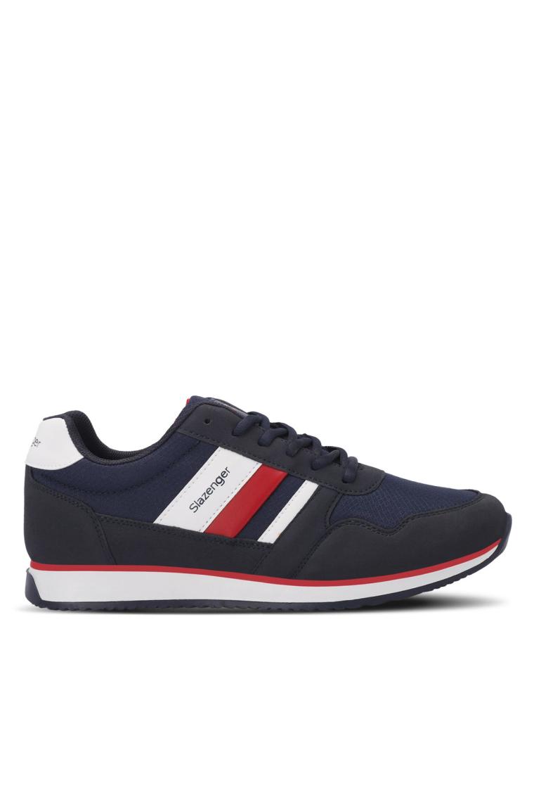 Slazenger ORIGIN I Erkek Sneaker Koşu & Yürüyüş Ayakkabısı Lacivert / Kırmızı