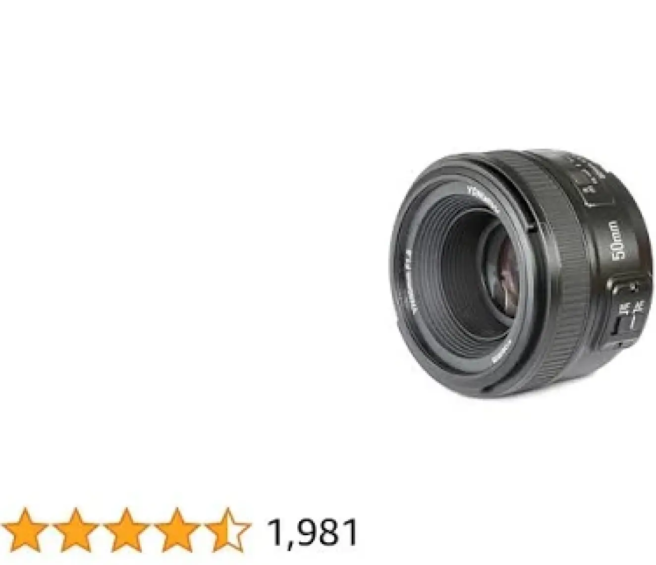 Yongnuo 50mm F1.8 Nikon Uyumlu Otofokus Prime Lens