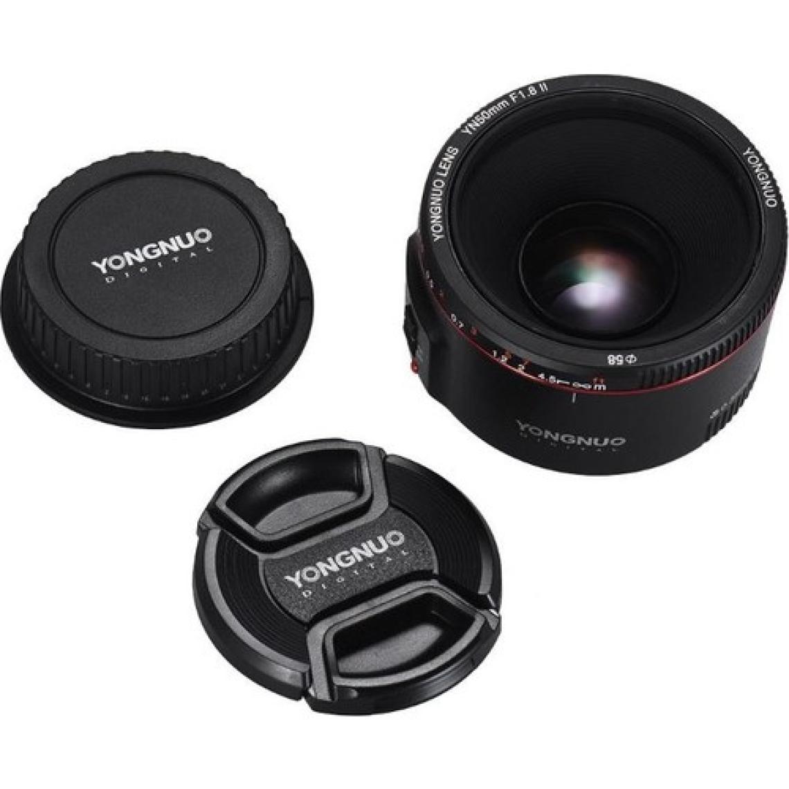 Yongnuo 50 mm F1.8 II Canon Uyumlu Otofokus Prime Lens (Siyah)
