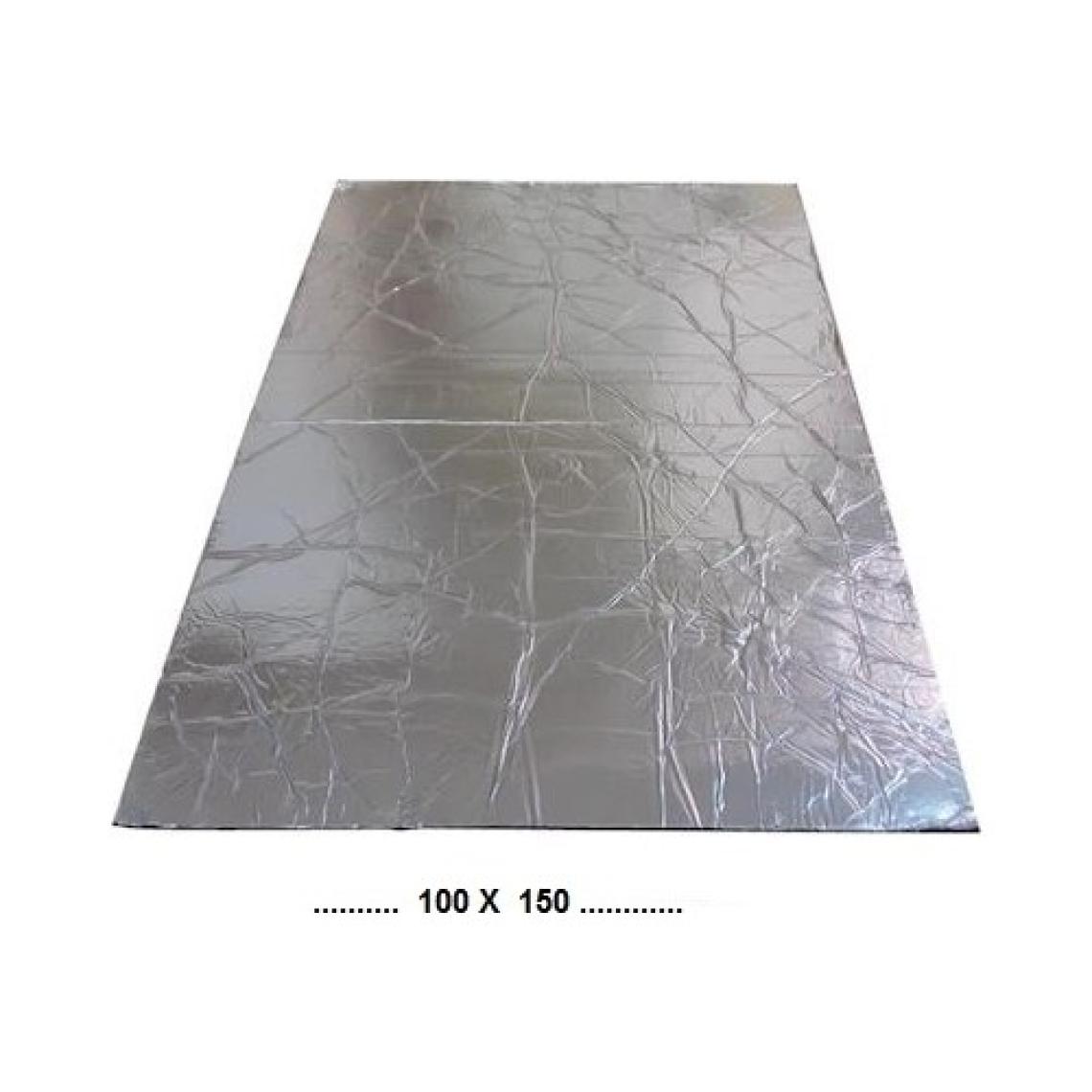 Türkeli Kaput Altı Alüminyum Folyolu Kaucuk Ses Yalıtım Levhası 6-9 mm 100X150